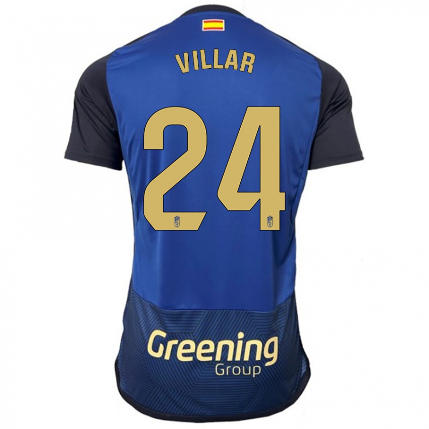 Niño Camiseta Gonzalo Villar #24 Armada 2ª Equipación 2023/24 La Camisa México