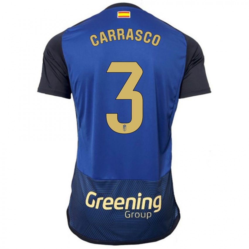 Niño Camiseta Marta Carrasco #3 Armada 2ª Equipación 2023/24 La Camisa México