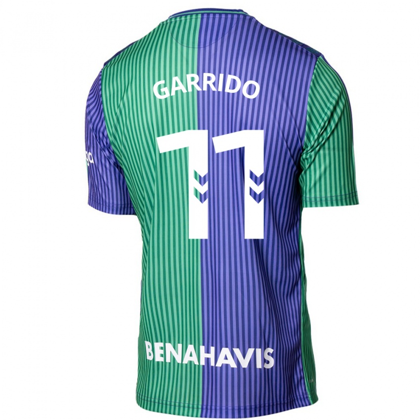 Niño Camiseta Rafael Garrido #11 Verde Azul 2ª Equipación 2023/24 La Camisa México