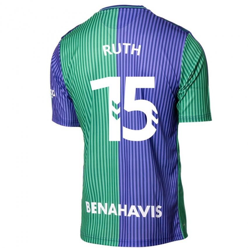 Niño Camiseta Ruth #15 Verde Azul 2ª Equipación 2023/24 La Camisa México