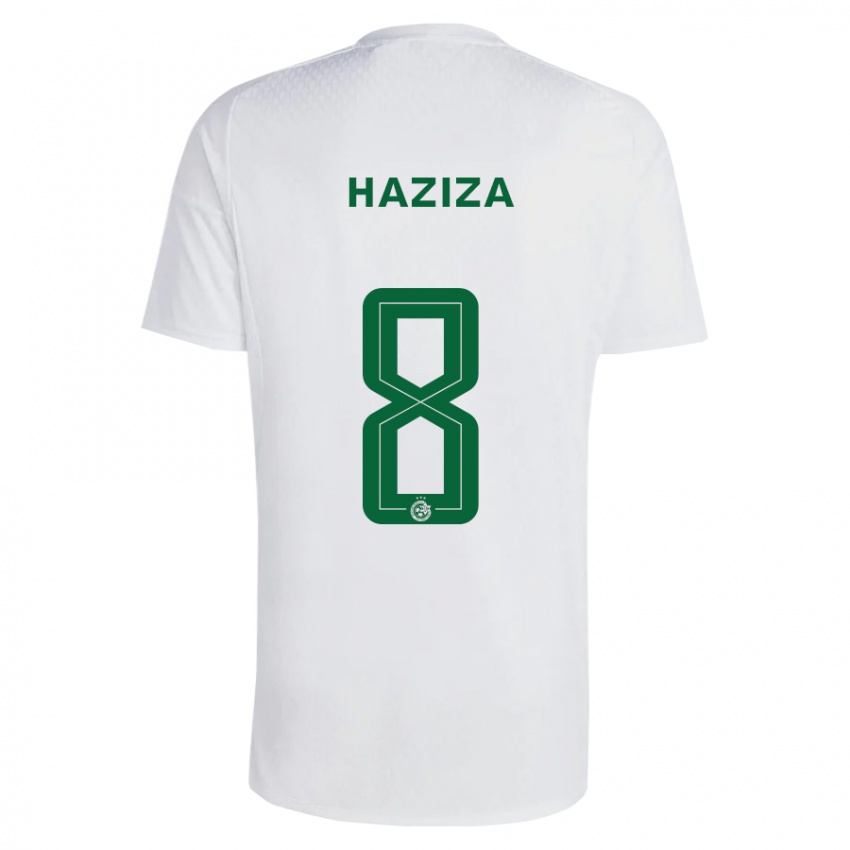 Niño Camiseta Dolev Haziza #8 Verde Azul 2ª Equipación 2023/24 La Camisa México