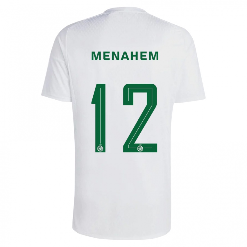 Niño Camiseta Sun Menahem #12 Verde Azul 2ª Equipación 2023/24 La Camisa México