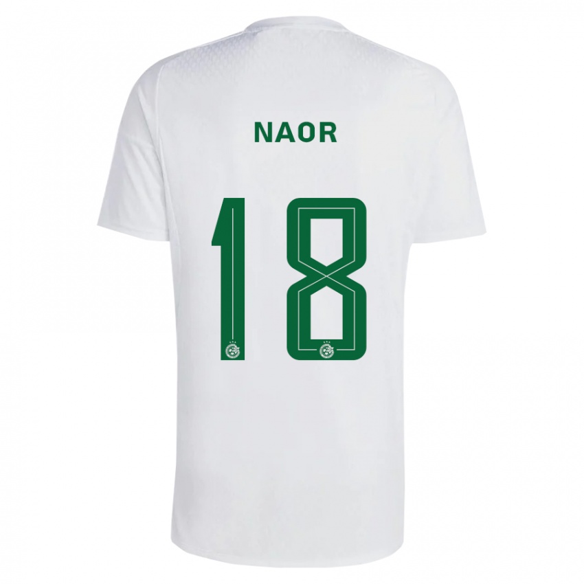 Niño Camiseta Goni Naor #18 Verde Azul 2ª Equipación 2023/24 La Camisa México