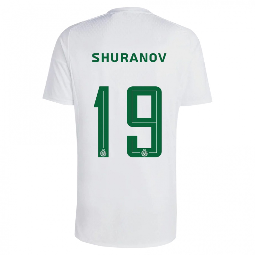 Niño Camiseta Erik Shuranov #19 Verde Azul 2ª Equipación 2023/24 La Camisa México