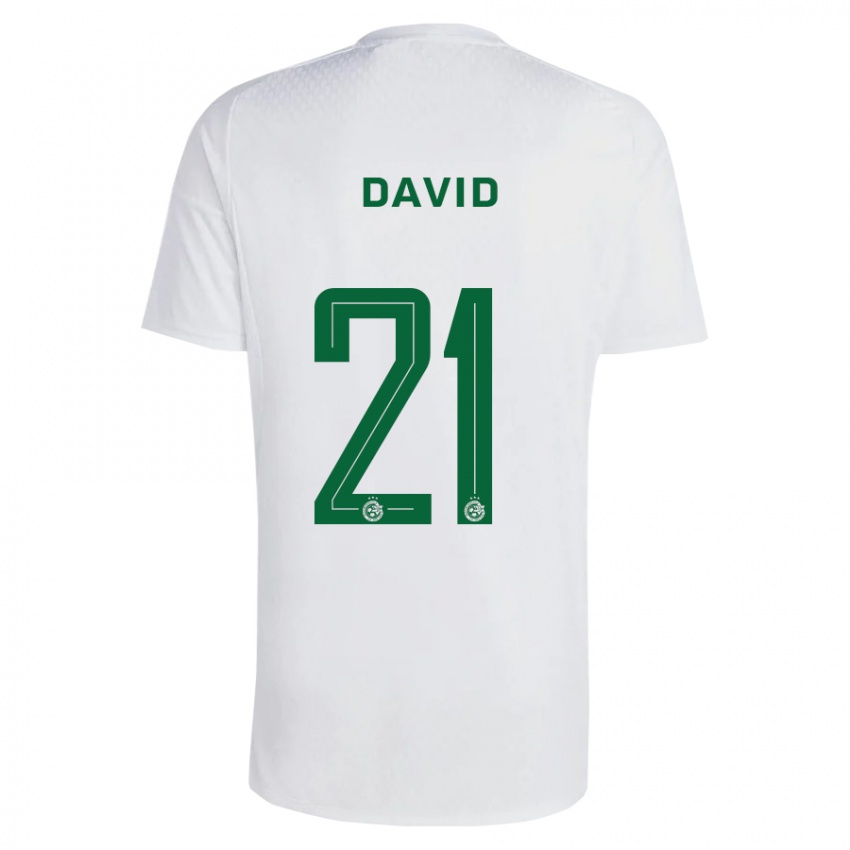 Niño Camiseta Dean David #21 Verde Azul 2ª Equipación 2023/24 La Camisa México