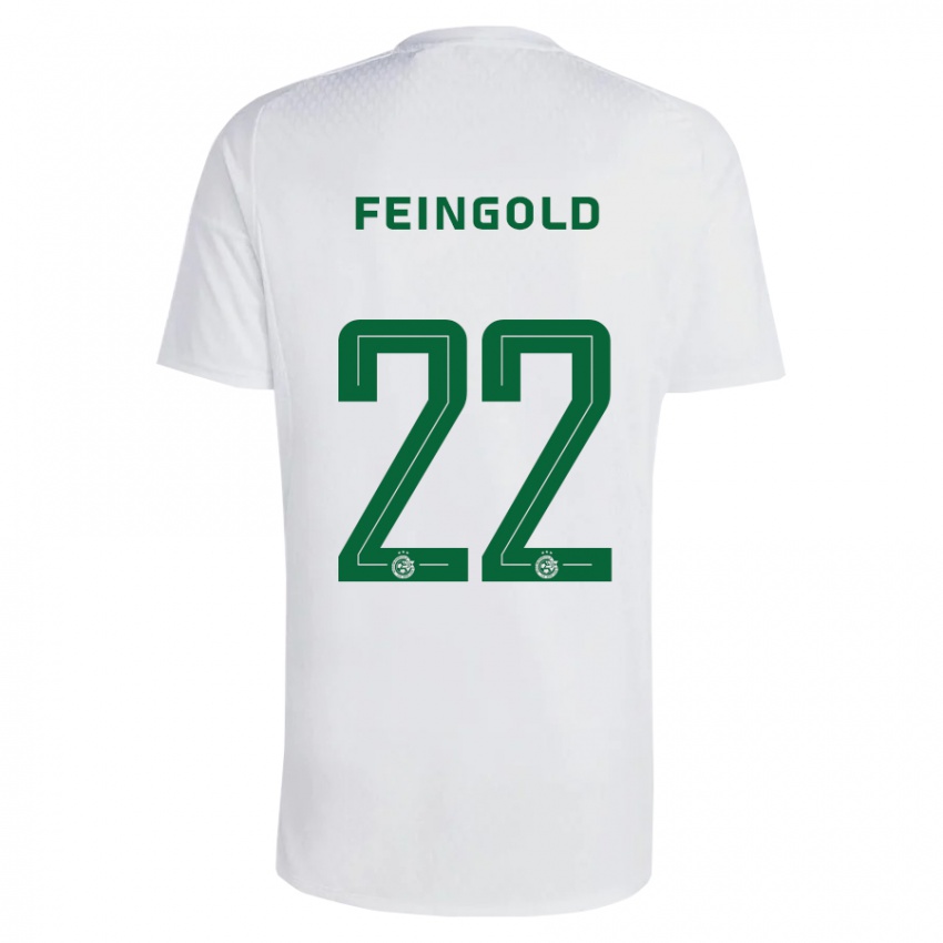 Niño Camiseta Ilay Feingold #22 Verde Azul 2ª Equipación 2023/24 La Camisa México