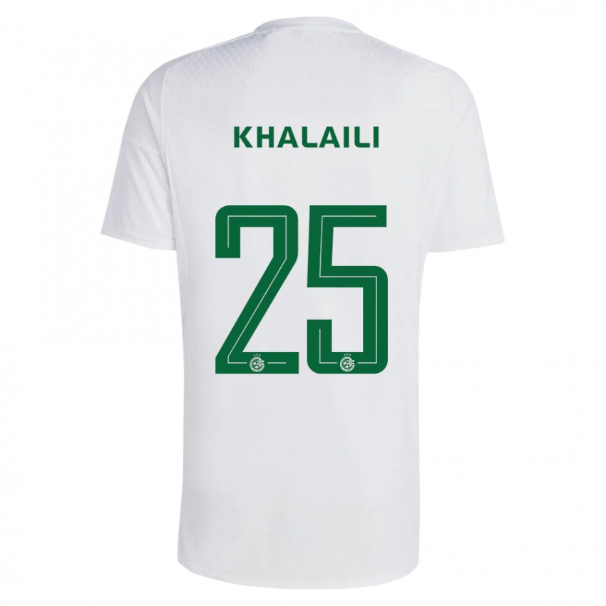 Niño Camiseta Anan Khalaili #25 Verde Azul 2ª Equipación 2023/24 La Camisa México