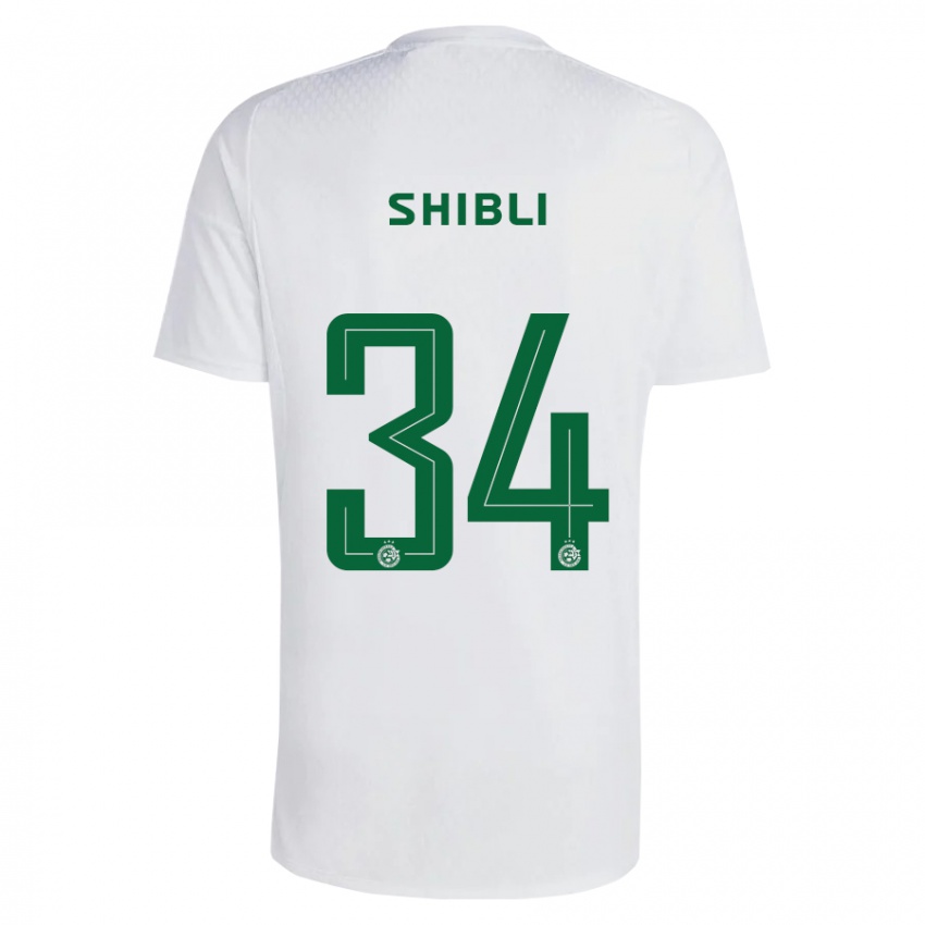 Niño Camiseta Hamza Shibli #34 Verde Azul 2ª Equipación 2023/24 La Camisa México