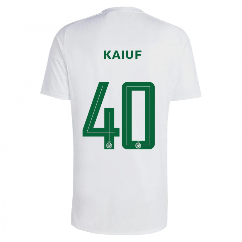 Niño Camiseta Sharif Kaiuf #40 Verde Azul 2ª Equipación 2023/24 La Camisa México