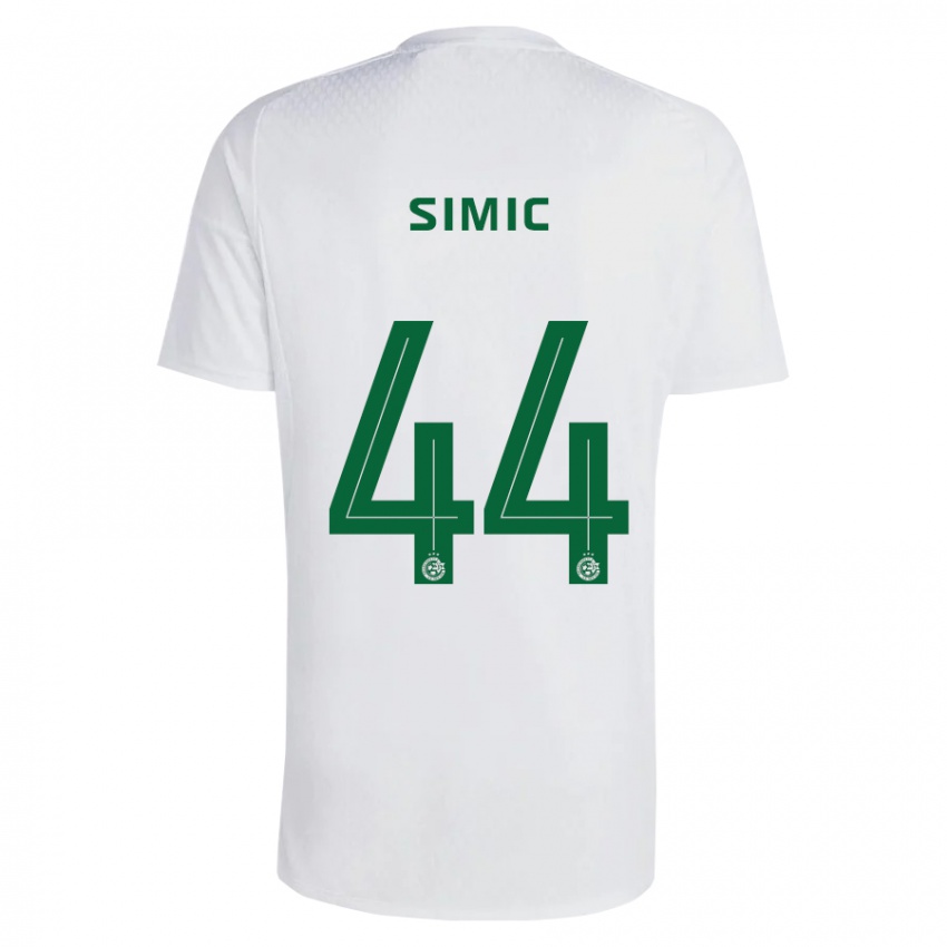 Niño Camiseta Lorenco Simic #44 Verde Azul 2ª Equipación 2023/24 La Camisa México