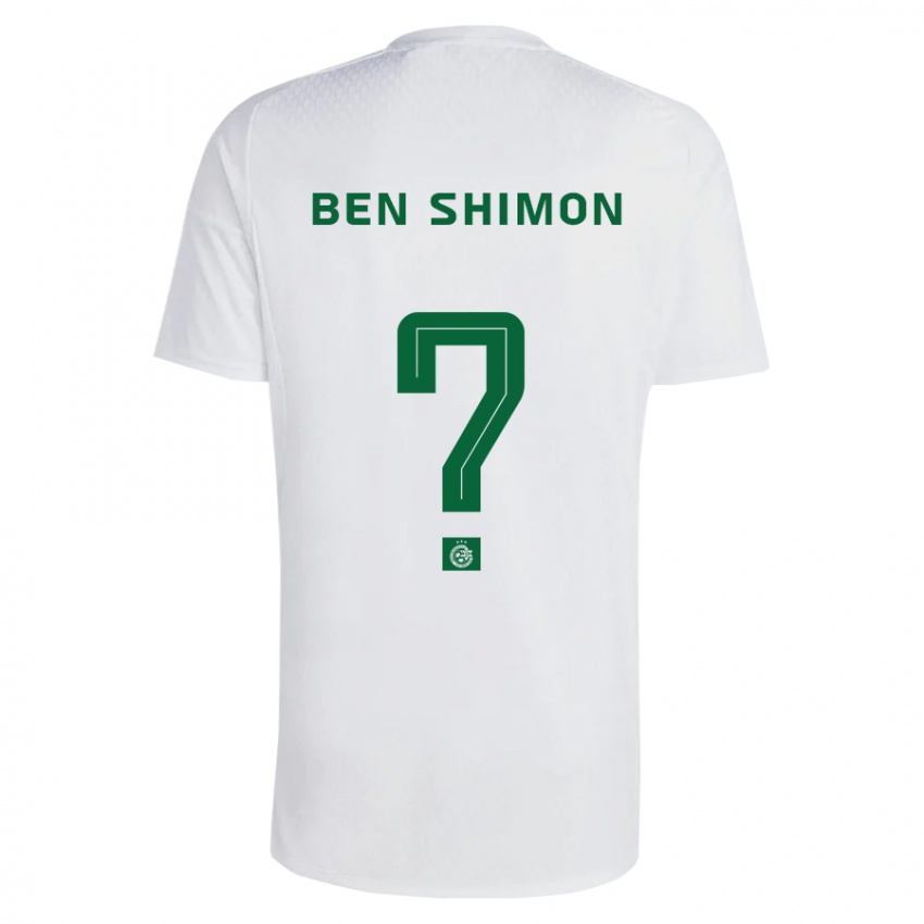 Niño Camiseta Elad Ben Shimon #0 Verde Azul 2ª Equipación 2023/24 La Camisa México