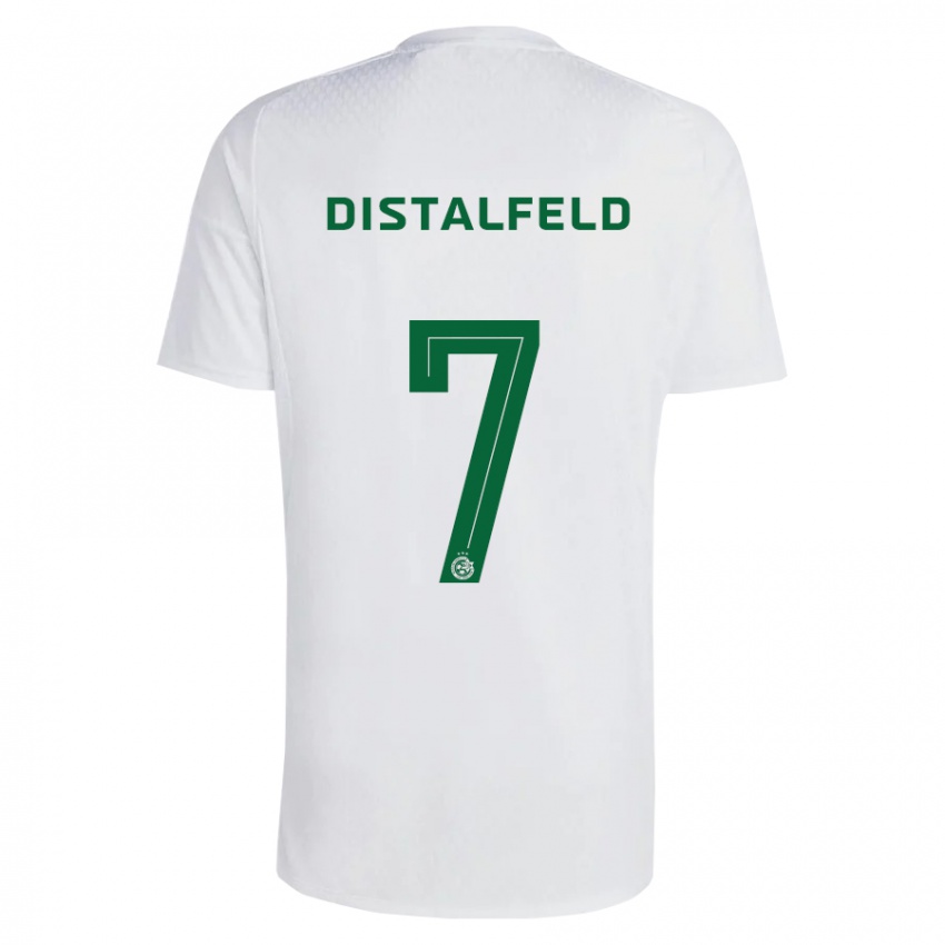 Niño Camiseta Yanai Distalfeld #7 Verde Azul 2ª Equipación 2023/24 La Camisa México