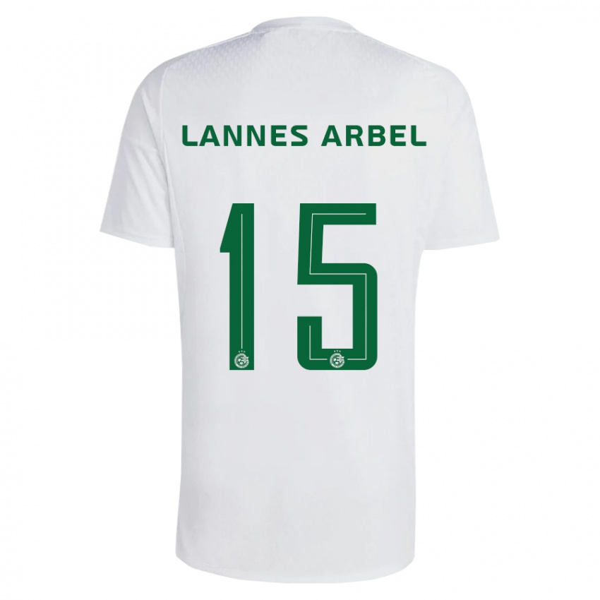 Niño Camiseta Tomer Lannes Arbel #15 Verde Azul 2ª Equipación 2023/24 La Camisa México