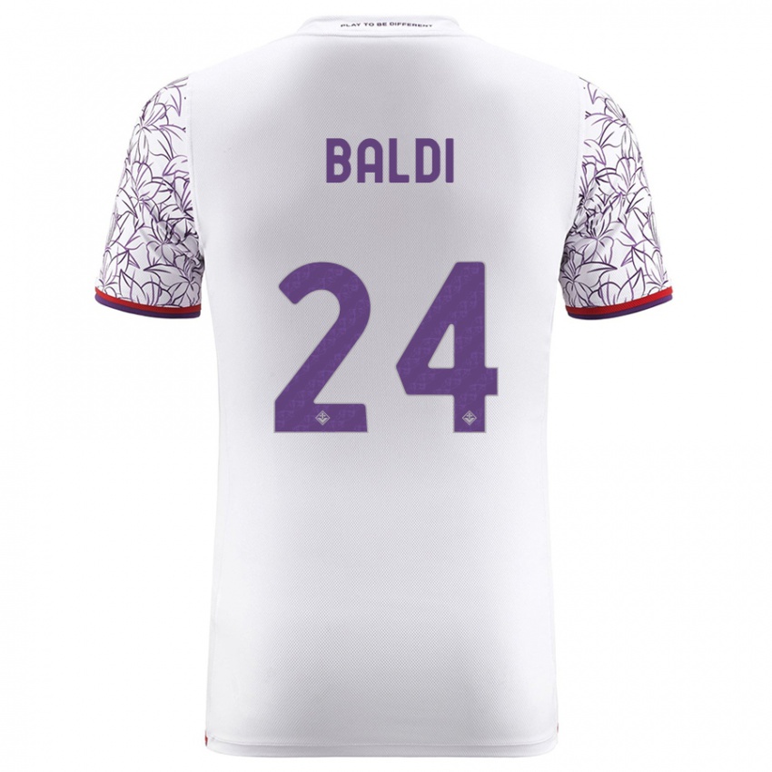 Niño Camiseta Rachele Baldi #24 Blanco 2ª Equipación 2023/24 La Camisa México