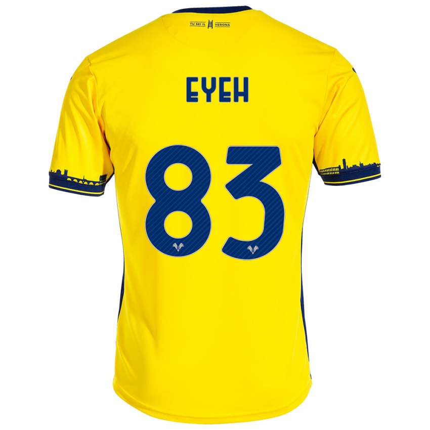 Niño Camiseta Nicholas Eyeh #83 Amarillo 2ª Equipación 2023/24 La Camisa México