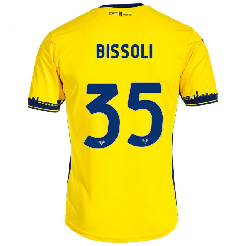 Niño Camiseta Noemí Bissoli #35 Amarillo 2ª Equipación 2023/24 La Camisa México