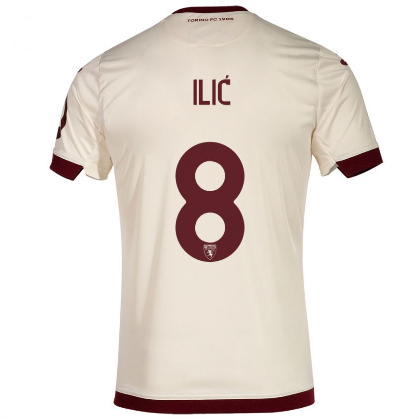 Niño Camiseta Ivan Ilić #8 Champán 2ª Equipación 2023/24 La Camisa México