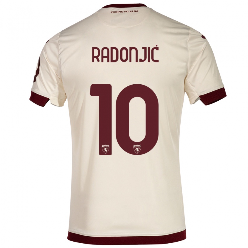 Niño Camiseta Nemanja Radonjic #10 Champán 2ª Equipación 2023/24 La Camisa México