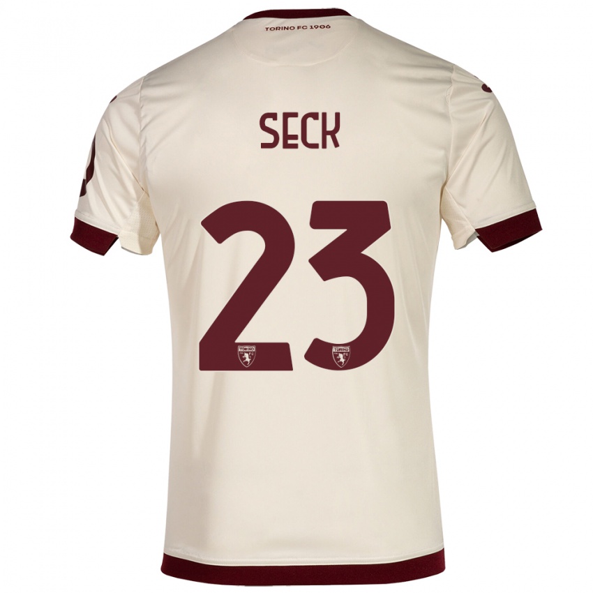 Niño Camiseta Demba Seck #23 Champán 2ª Equipación 2023/24 La Camisa México