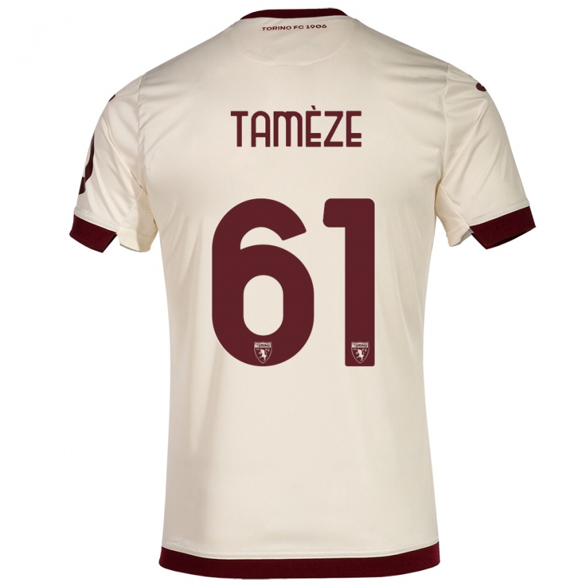 Niño Camiseta Adrien Tamèze #61 Champán 2ª Equipación 2023/24 La Camisa México