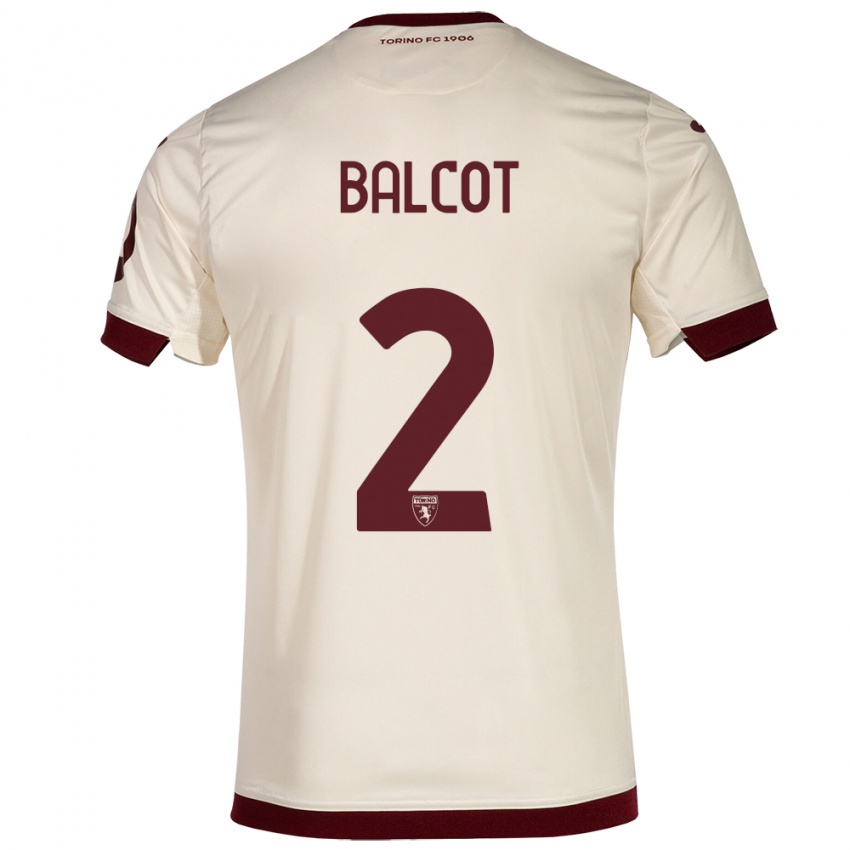 Niño Camiseta Côme Bianay Balcot #2 Champán 2ª Equipación 2023/24 La Camisa México