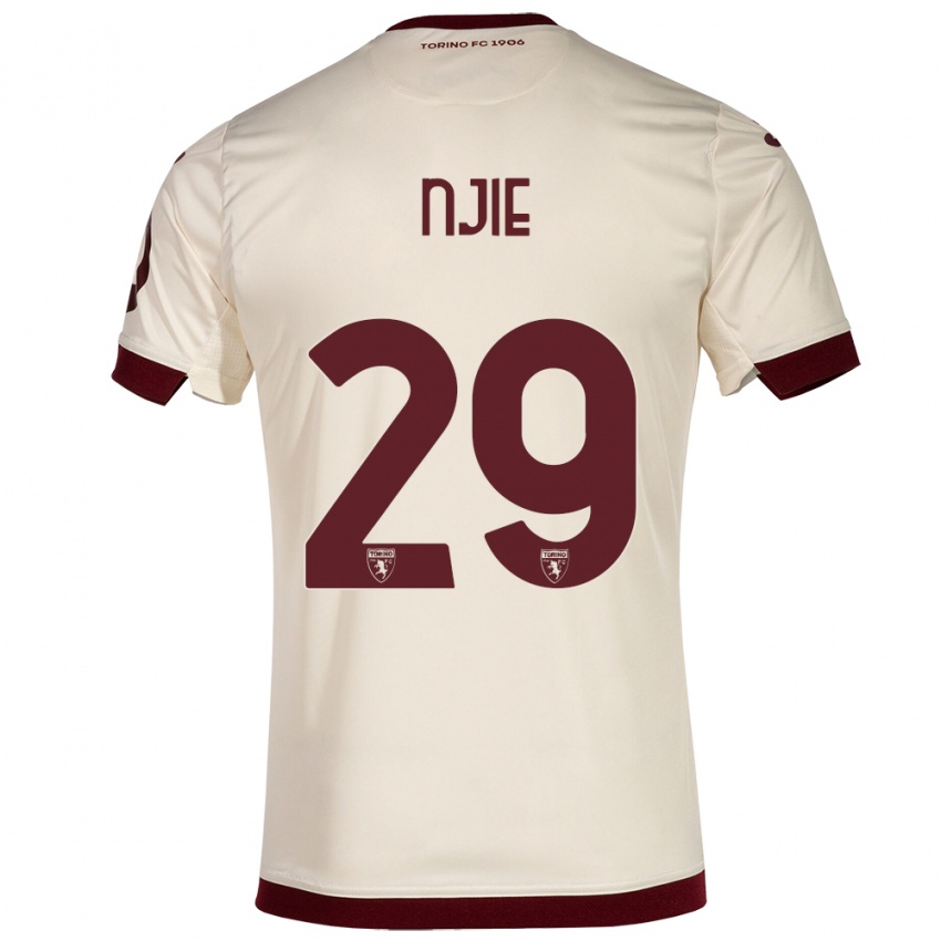 Niño Camiseta Alieu Njie #29 Champán 2ª Equipación 2023/24 La Camisa México