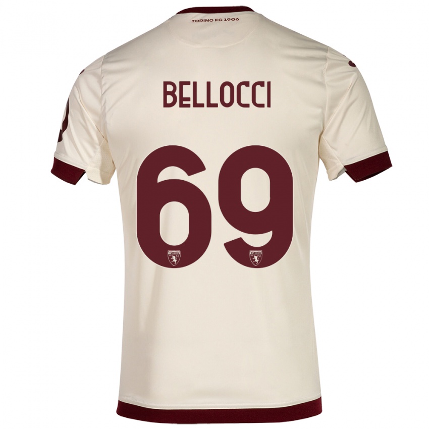 Niño Camiseta Andrea Bellocci #69 Champán 2ª Equipación 2023/24 La Camisa México