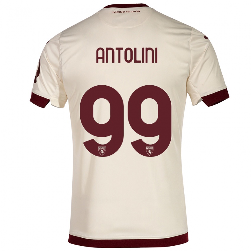 Niño Camiseta Jacopo Antolini #99 Champán 2ª Equipación 2023/24 La Camisa México