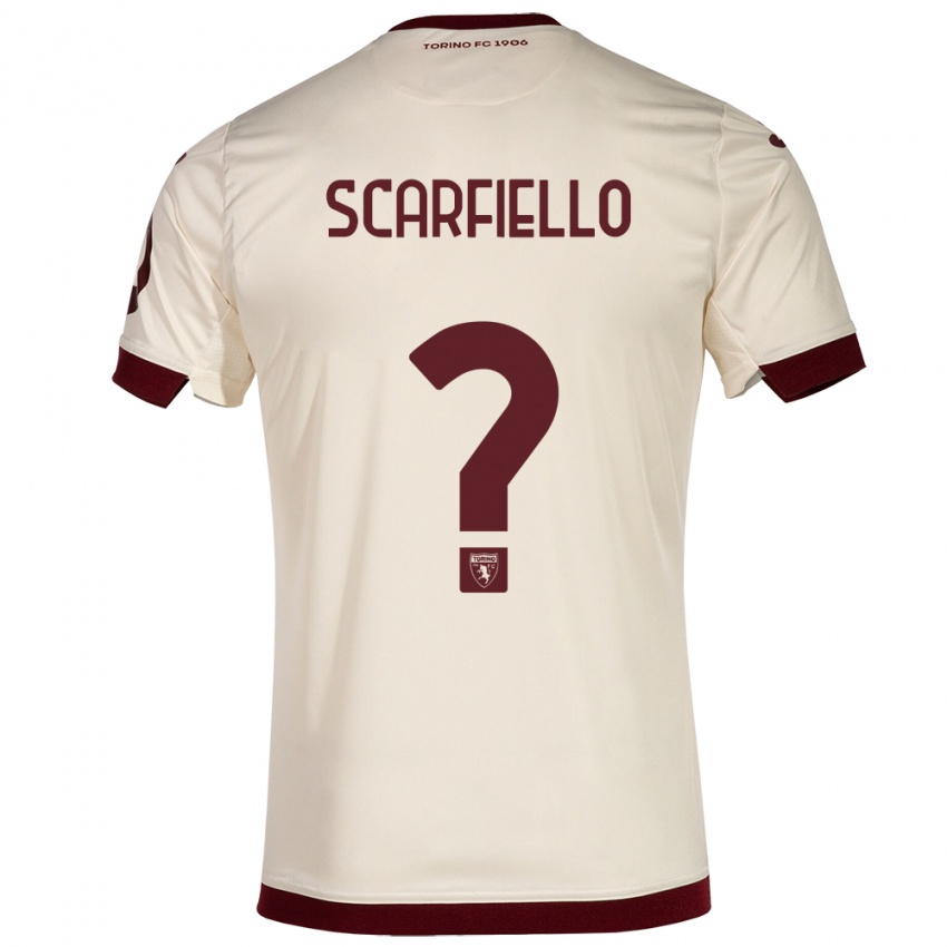 Niño Camiseta Luca Scarfiello #0 Champán 2ª Equipación 2023/24 La Camisa México