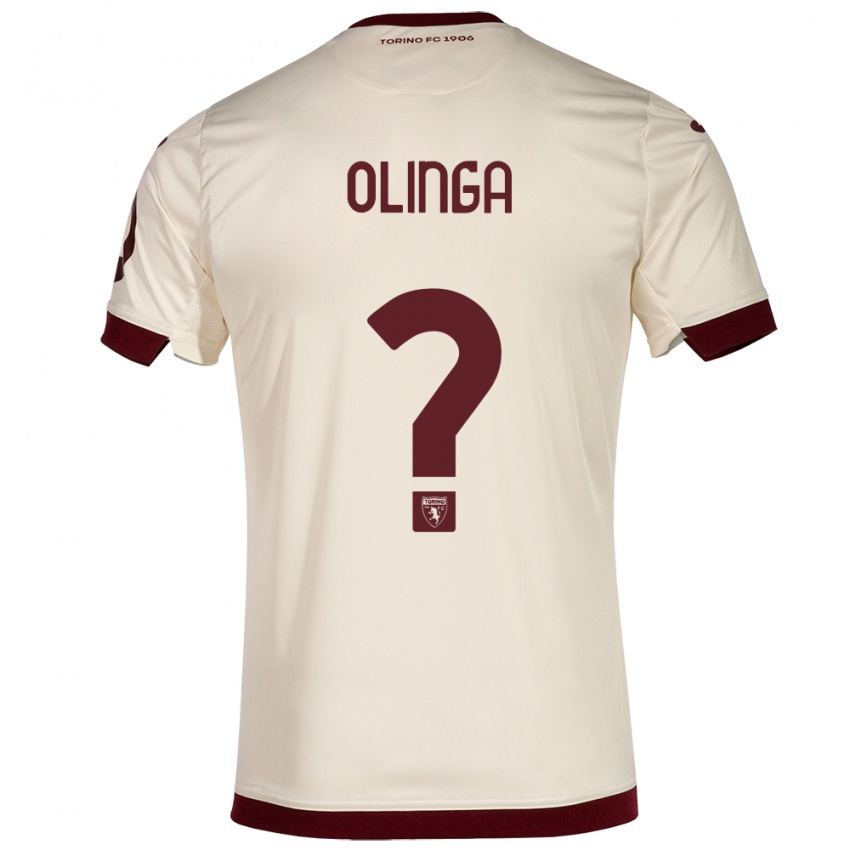 Niño Camiseta Kenny Olinga #0 Champán 2ª Equipación 2023/24 La Camisa México