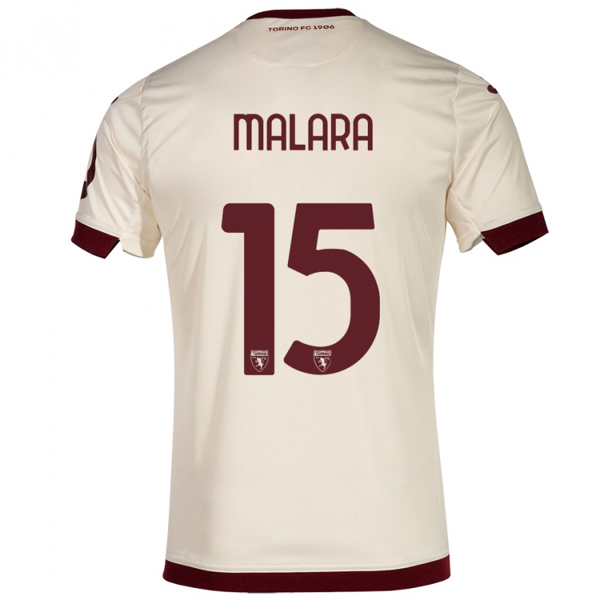 Niño Camiseta Sara Malara #15 Champán 2ª Equipación 2023/24 La Camisa México