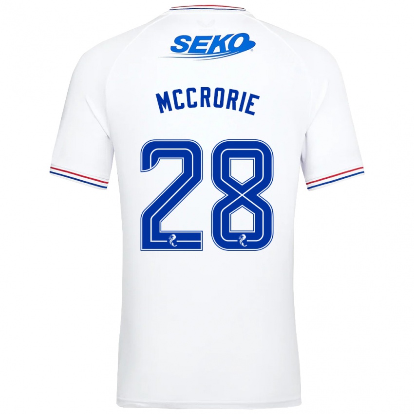 Niño Camiseta Robby Mccrorie #28 Blanco 2ª Equipación 2023/24 La Camisa México