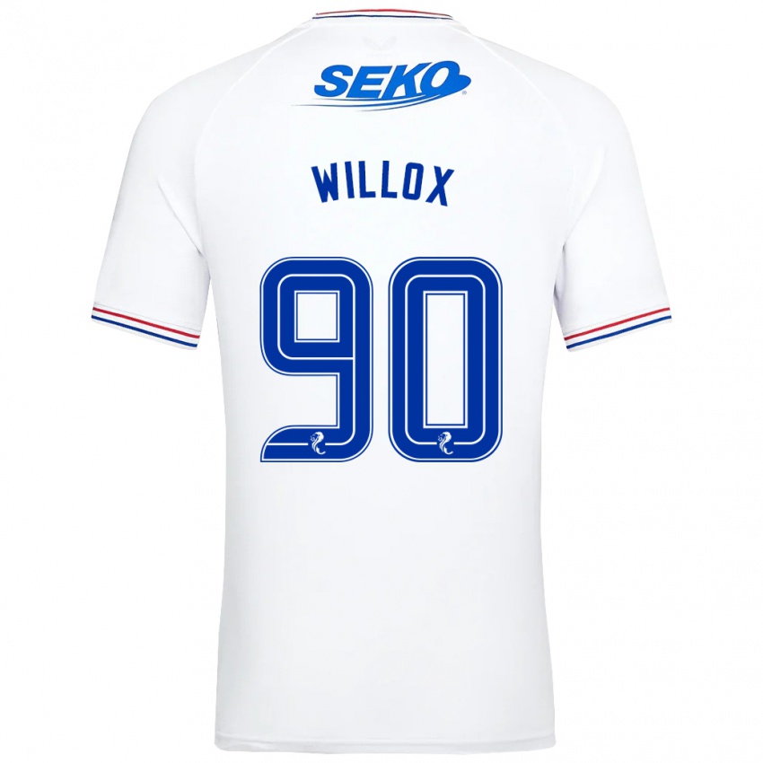 Niño Camiseta Kieron Willox #90 Blanco 2ª Equipación 2023/24 La Camisa México
