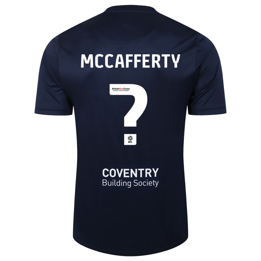 Niño Camiseta Lewys Mccafferty #0 Rojo Azul Marino 2ª Equipación 2023/24 La Camisa México