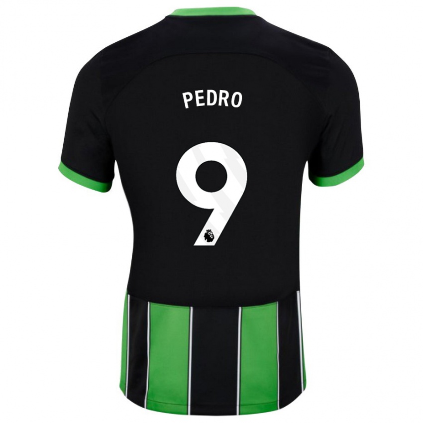 Niño Camiseta João Pedro #9 Verde Negro 2ª Equipación 2023/24 La Camisa México