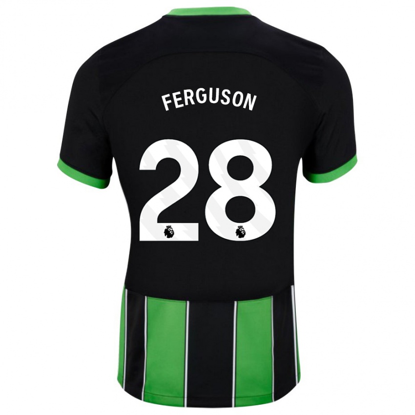 Niño Camiseta Evan Ferguson #28 Verde Negro 2ª Equipación 2023/24 La Camisa México