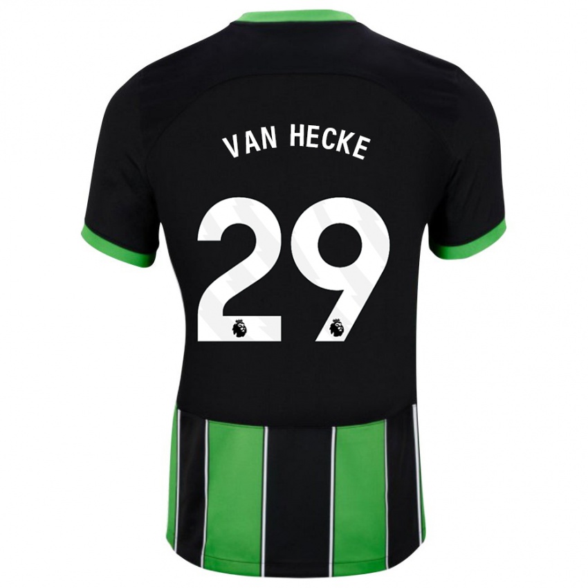 Niño Camiseta Jan Paul Van Hecke #29 Verde Negro 2ª Equipación 2023/24 La Camisa México