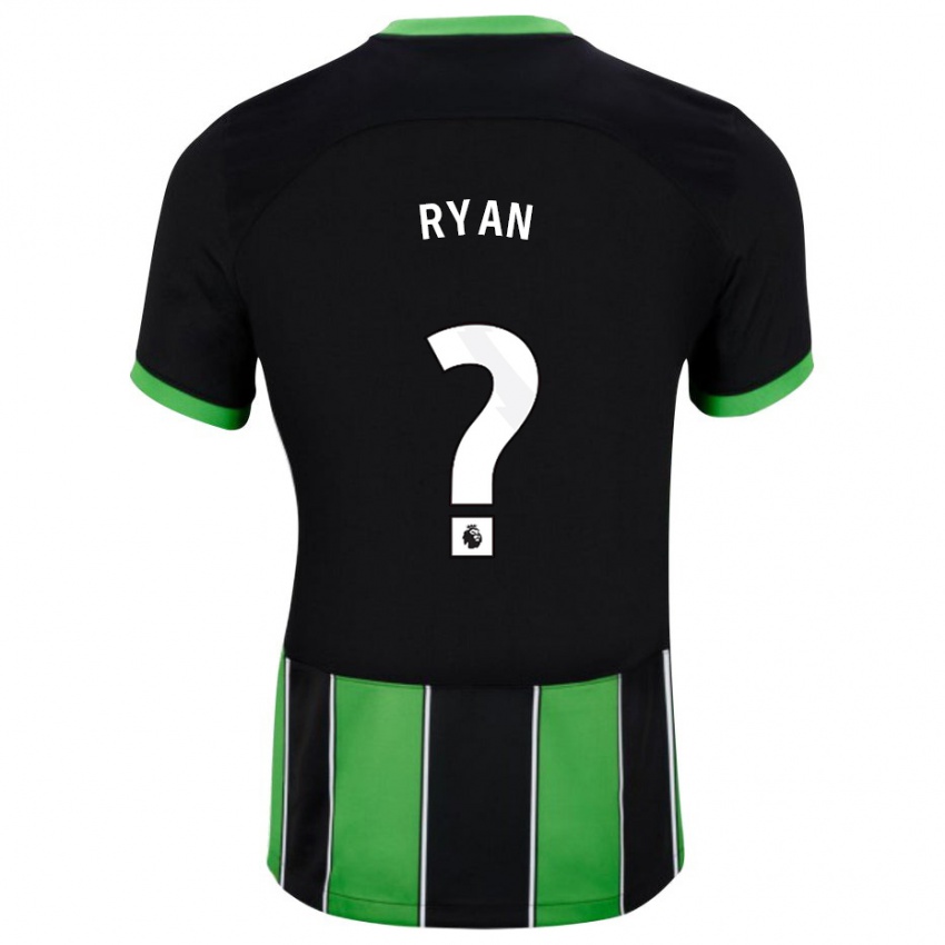 Niño Camiseta Kain Ryan #0 Verde Negro 2ª Equipación 2023/24 La Camisa México