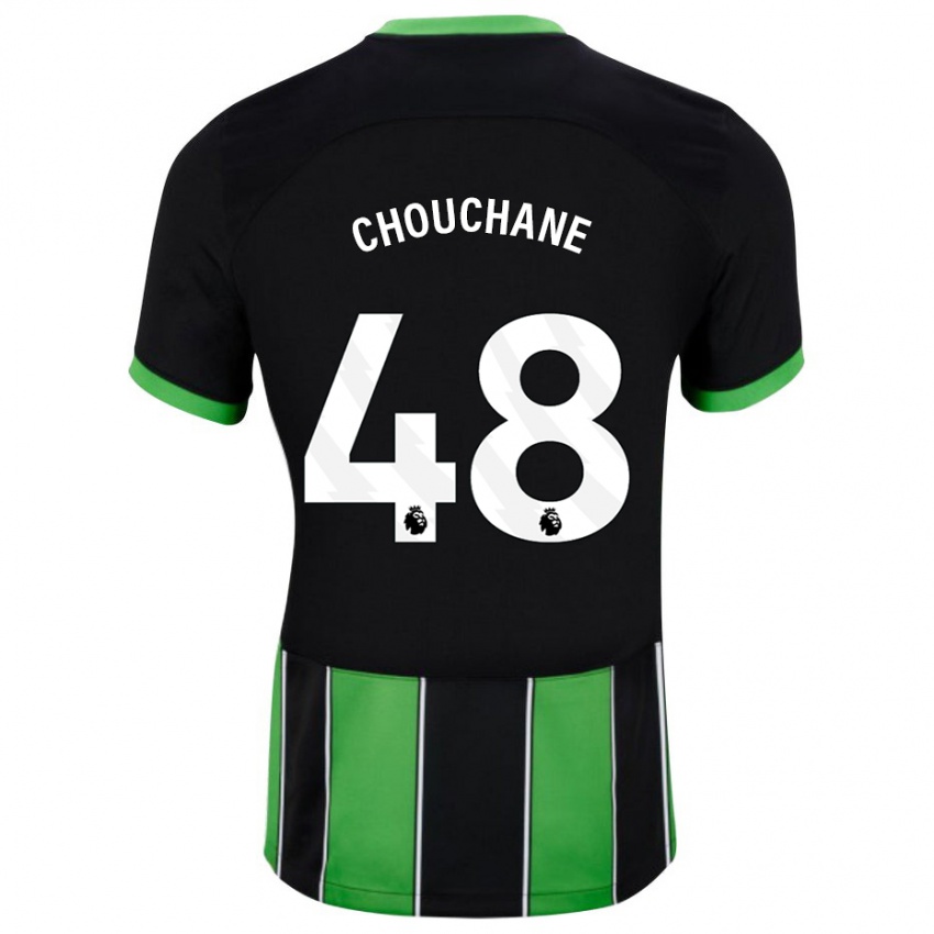 Niño Camiseta Samy Chouchane #48 Verde Negro 2ª Equipación 2023/24 La Camisa México