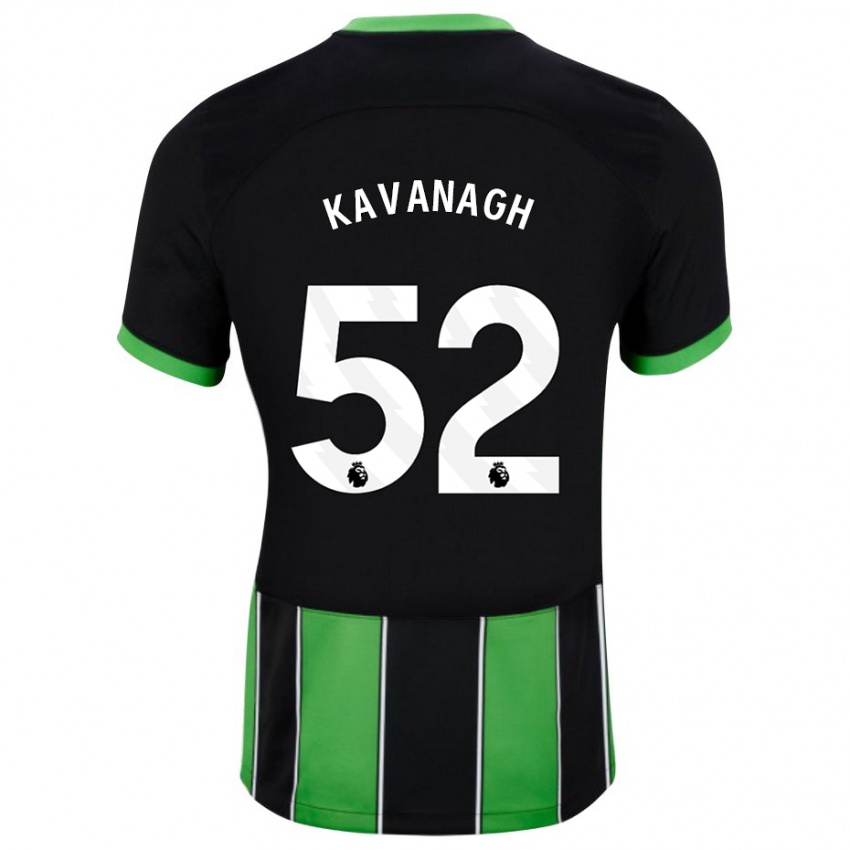 Niño Camiseta Leigh Kavanagh #52 Verde Negro 2ª Equipación 2023/24 La Camisa México