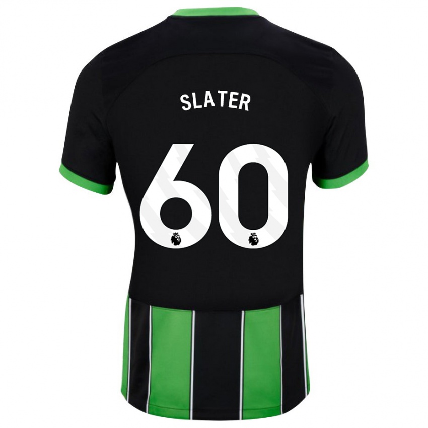 Niño Camiseta Jacob Slater #60 Verde Negro 2ª Equipación 2023/24 La Camisa México