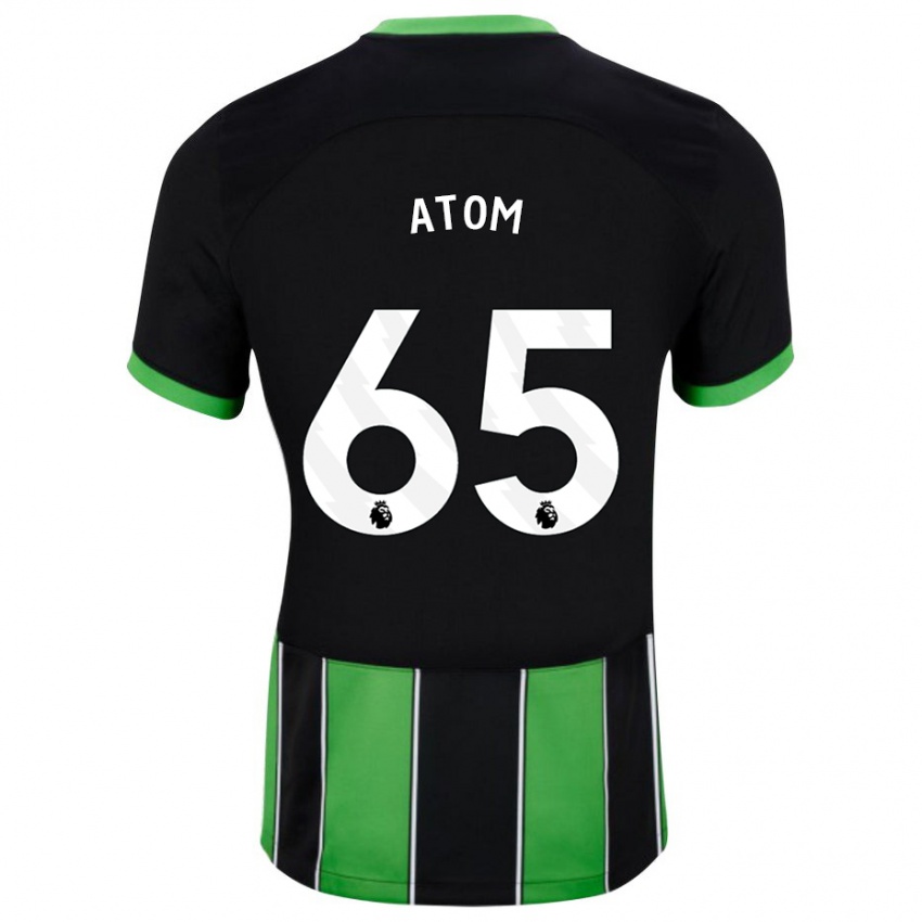 Niño Camiseta Noel Atom #65 Verde Negro 2ª Equipación 2023/24 La Camisa México