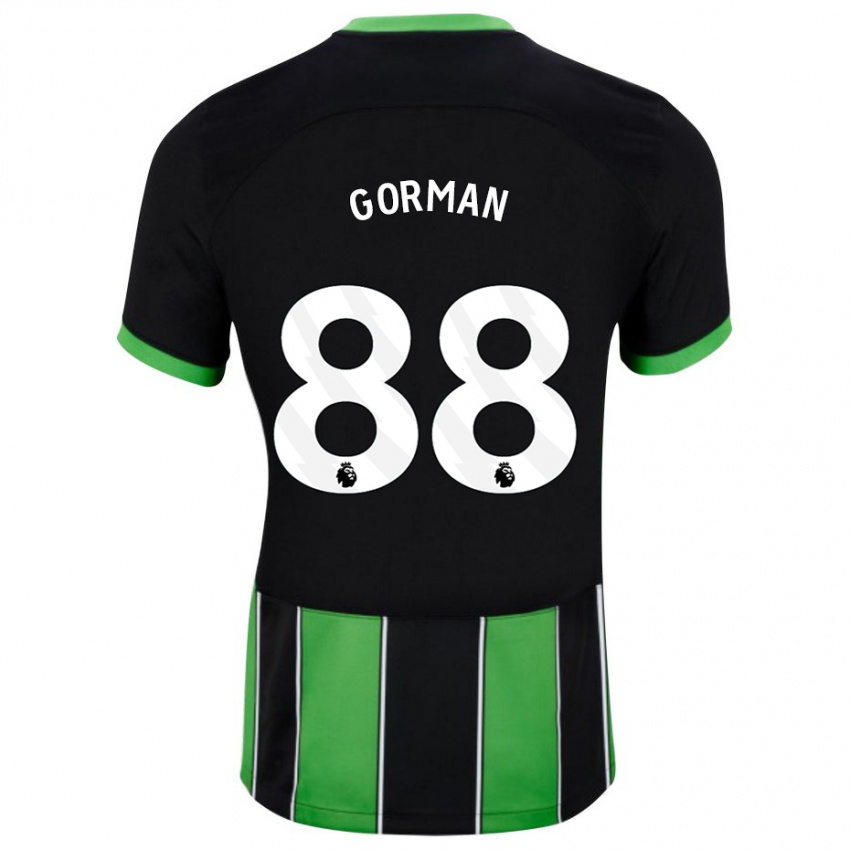 Niño Camiseta Ronnie Gorman #88 Verde Negro 2ª Equipación 2023/24 La Camisa México