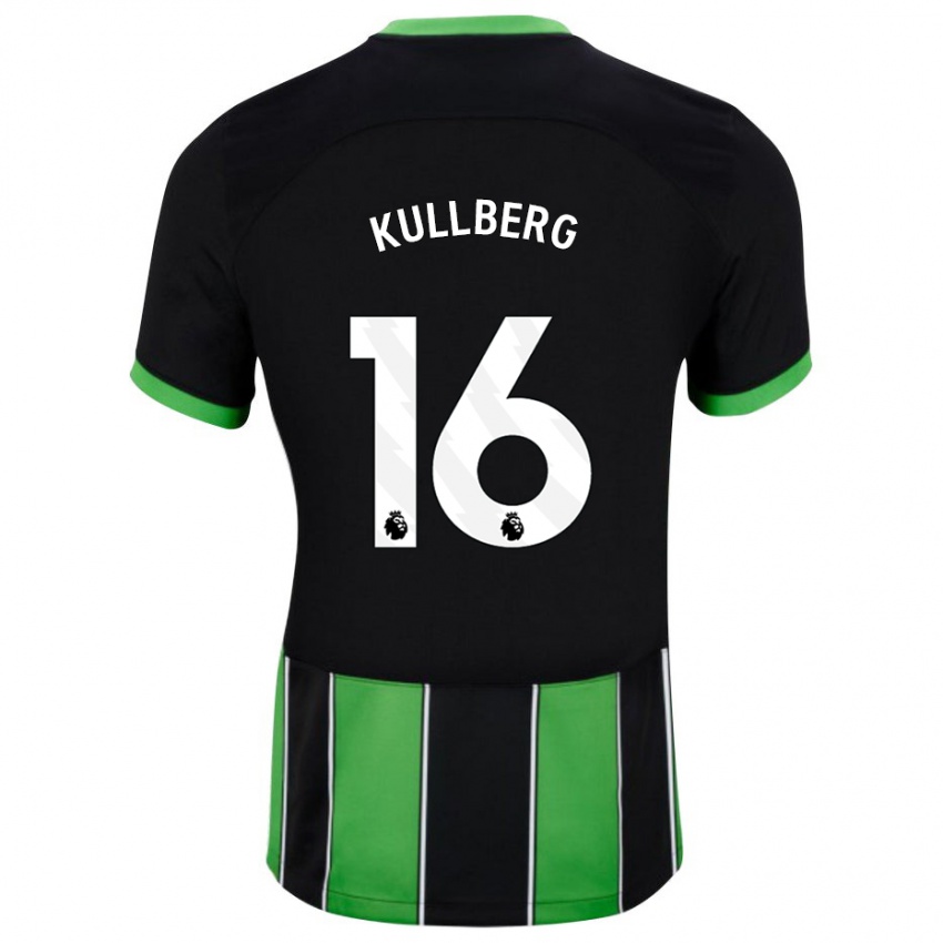 Niño Camiseta Emma Nanny Charlotte Kullberg #16 Verde Negro 2ª Equipación 2023/24 La Camisa México