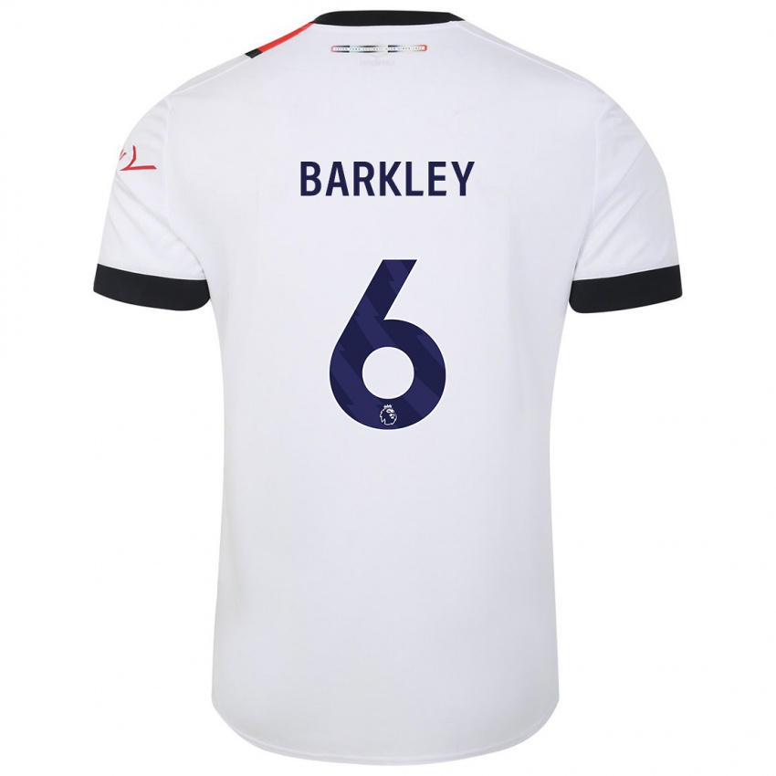 Niño Camiseta Ross Barkley #6 Blanco 2ª Equipación 2023/24 La Camisa México
