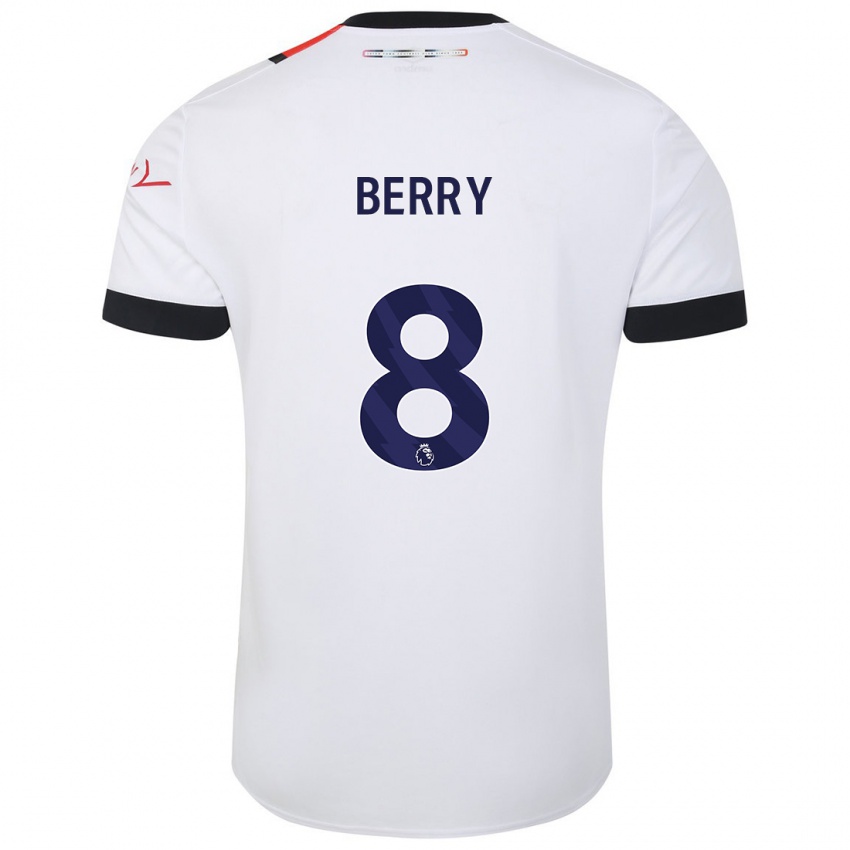 Niño Camiseta Luke Berry #8 Blanco 2ª Equipación 2023/24 La Camisa México