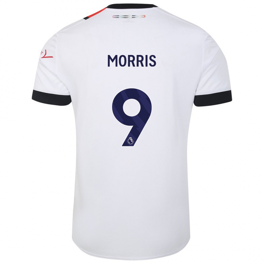 Niño Camiseta Carlton Morris #9 Blanco 2ª Equipación 2023/24 La Camisa México