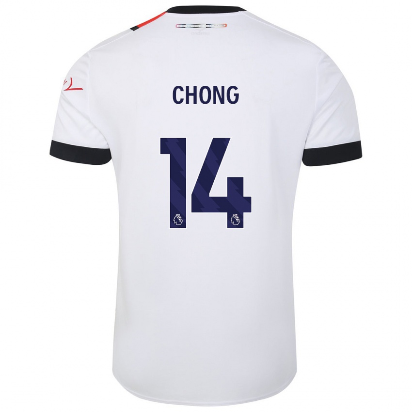 Niño Camiseta Tahith Chong #14 Blanco 2ª Equipación 2023/24 La Camisa México