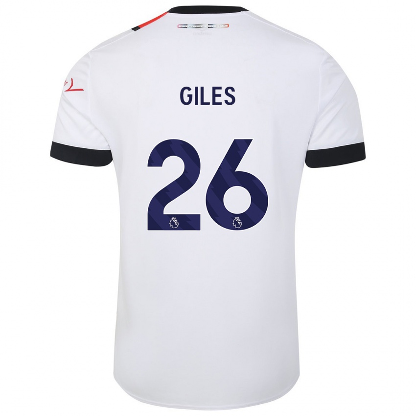 Niño Camiseta Ryan Giles #26 Blanco 2ª Equipación 2023/24 La Camisa México