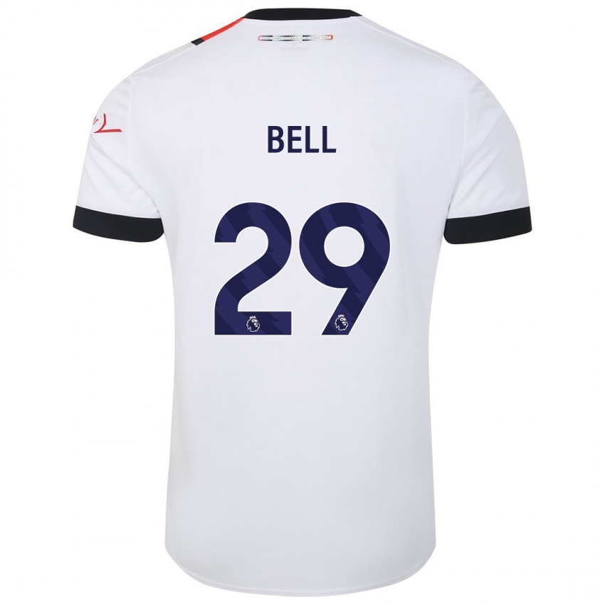 Niño Camiseta Amari'i Bell #29 Blanco 2ª Equipación 2023/24 La Camisa México